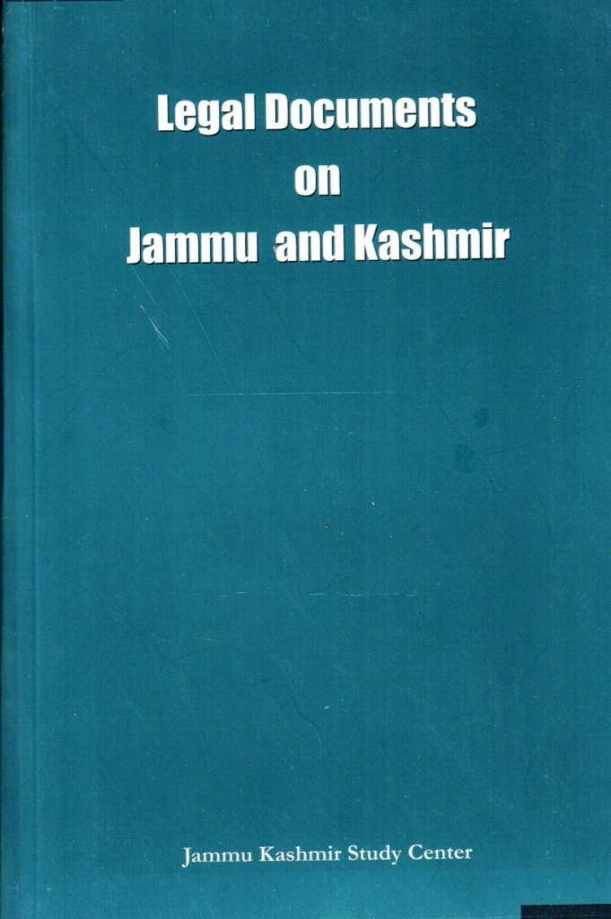Legal Documents on Jammu and Kashmir